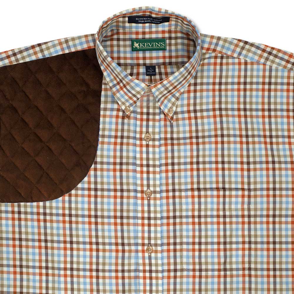 Kevin's Performance Classic Plaid Right Hand Shooting Shirt-Men's Clothing-Multi Check-S-Kevin's Fine Outdoor Gear & Apparel