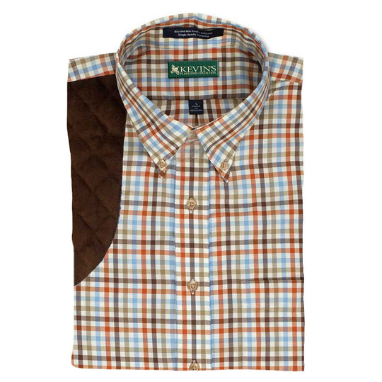 Kevin's Performance Long Sleeve Classic Plaid Right Hand Shooting Shirt-Men's Clothing-Multi Check-S-Kevin's Fine Outdoor Gear & Apparel