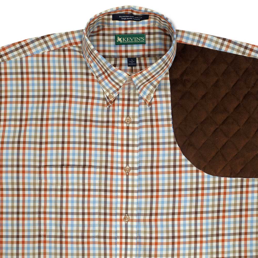 Kevin's Performance Classic Plaid Left Hand Shooting Shirt-Men's Clothing-Multi Check-S-Kevin's Fine Outdoor Gear & Apparel