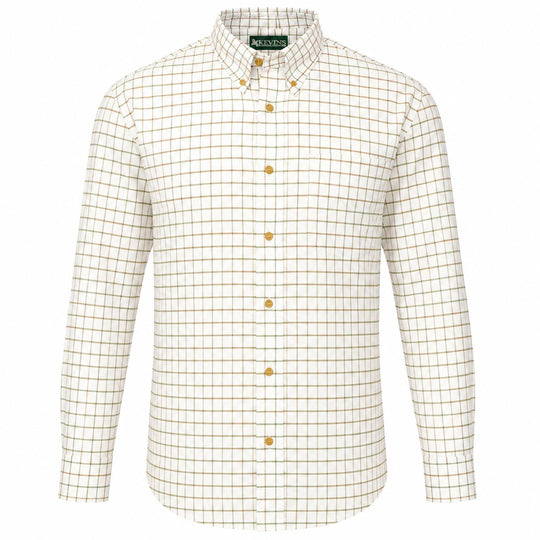 Kevin's Performance Classic Plaid Dress Shirt-Men's Clothing-Moss/Mocha Tattersall-S-Kevin's Fine Outdoor Gear & Apparel