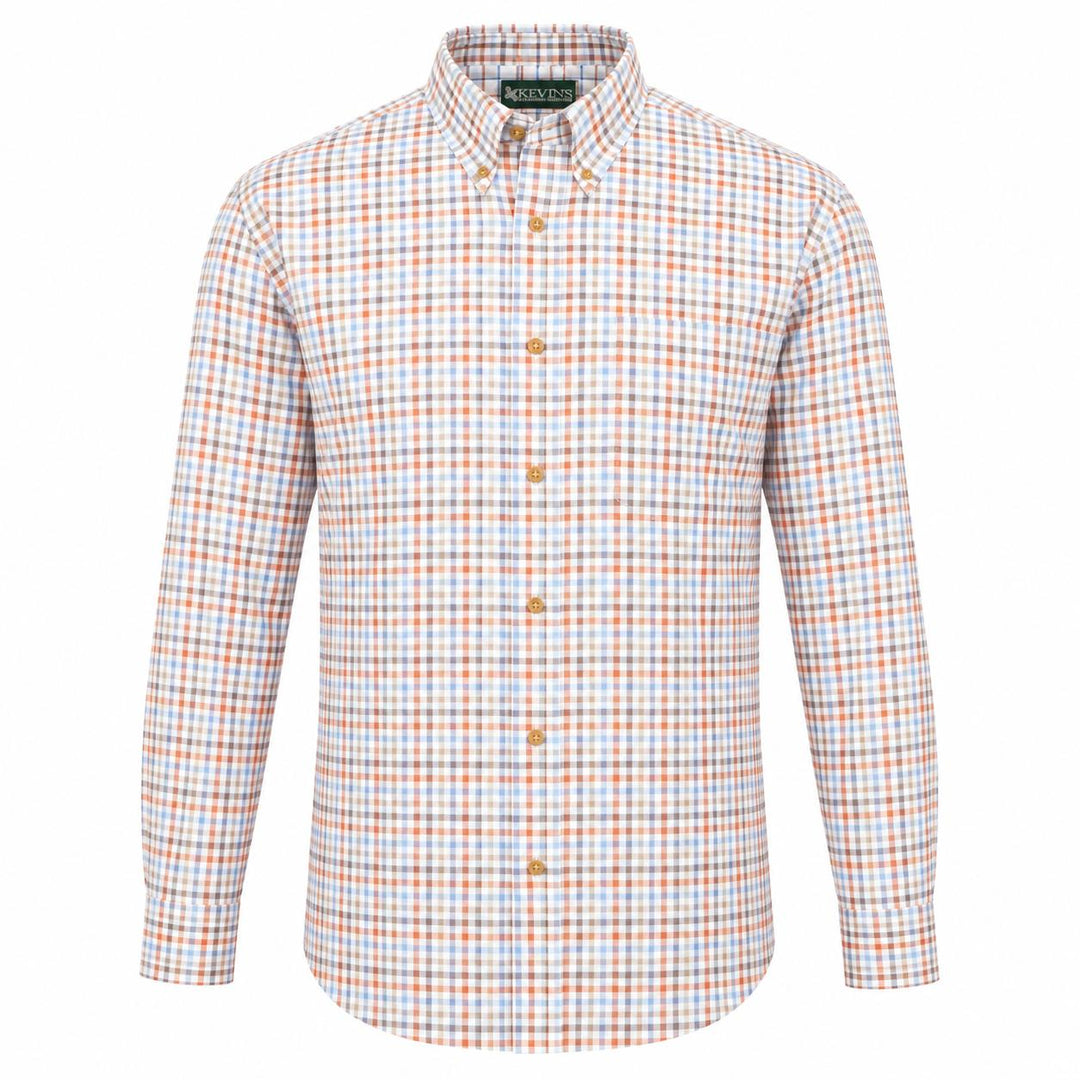 Kevin's Performance Classic Plaid Dress Shirt-Men's Clothing-Multi Check-S-Kevin's Fine Outdoor Gear & Apparel