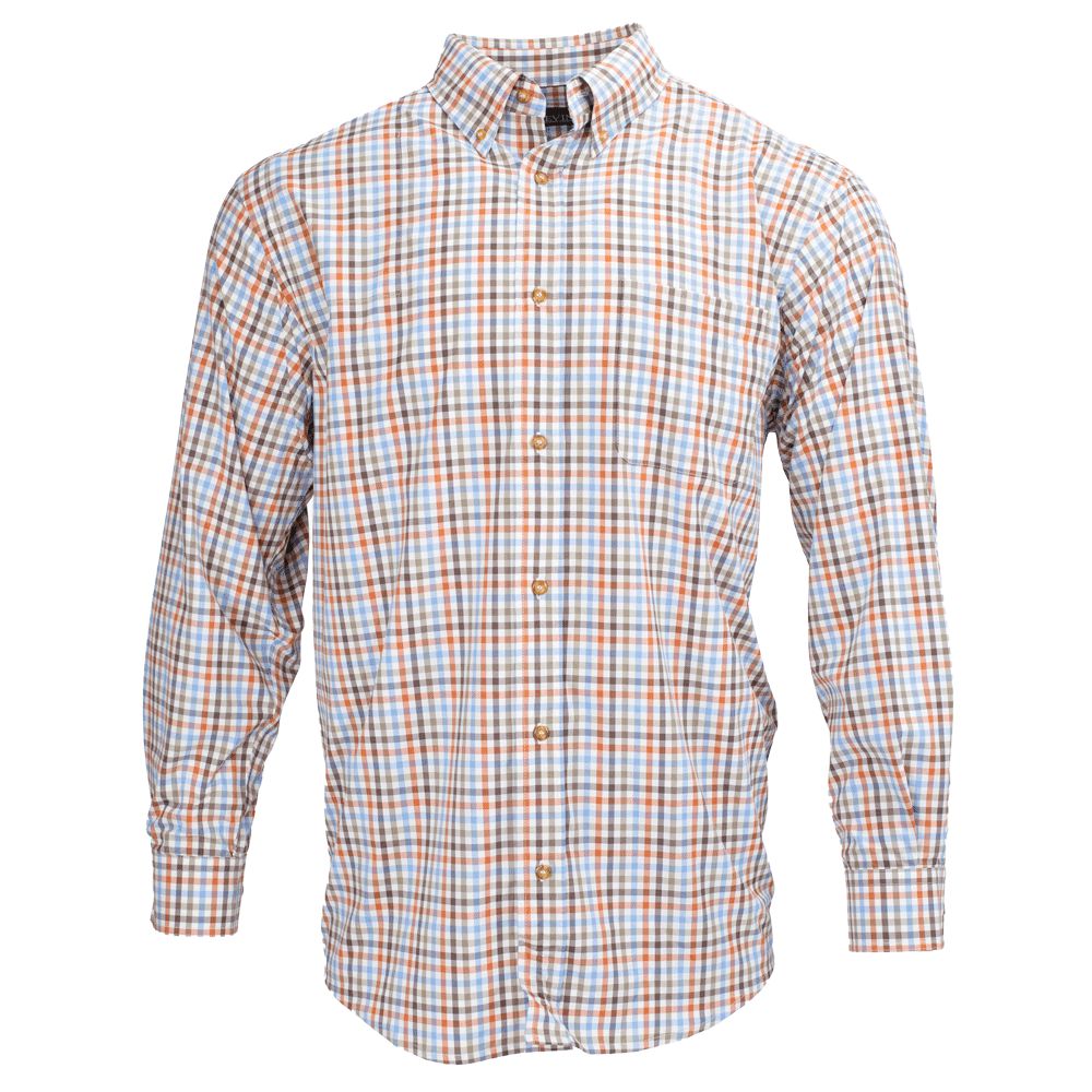 Kevin's Performance Classic Gold Plaid Dress Shirt-Men's Clothing-Kevin's Fine Outdoor Gear & Apparel