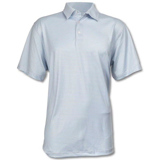 Kevin’s Striped Polo Shirts-Saltwater Blue-M-Kevin's Fine Outdoor Gear & Apparel