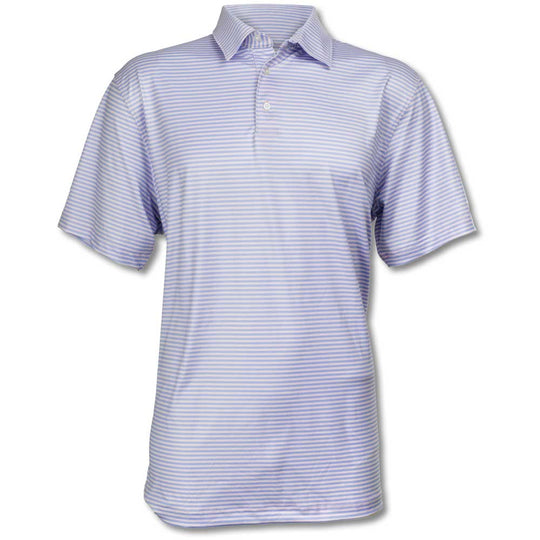 Kevin’s Striped Polo Shirts-Serenity Blue-M-Kevin's Fine Outdoor Gear & Apparel