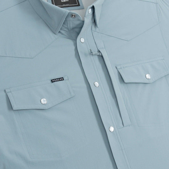Poncho The Biscayne Western Tuff-Thread Short Sleeve Shirt-Men's Clothing-Kevin's Fine Outdoor Gear & Apparel