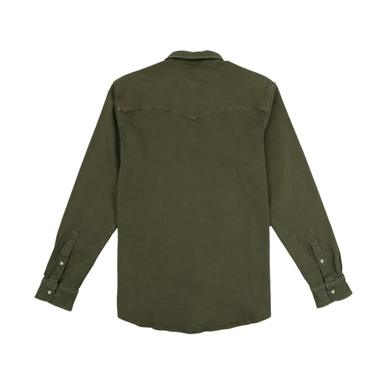 Poncho The Hidalgo Western Denim Long Sleeve Shirt-Men's Clothing-Kevin's Fine Outdoor Gear & Apparel