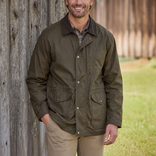 Filson Dry Wax Mile Marker Coat-Men's Clothing-Kevin's Fine Outdoor Gear & Apparel