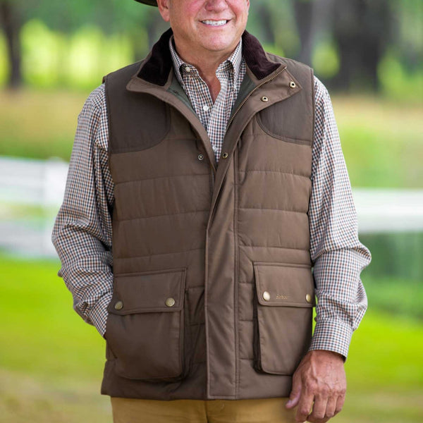 【美品】Barbour MELLOR GILET 19AWダウンベスト サイズS MGI0159OL91_AW22_front_model_1