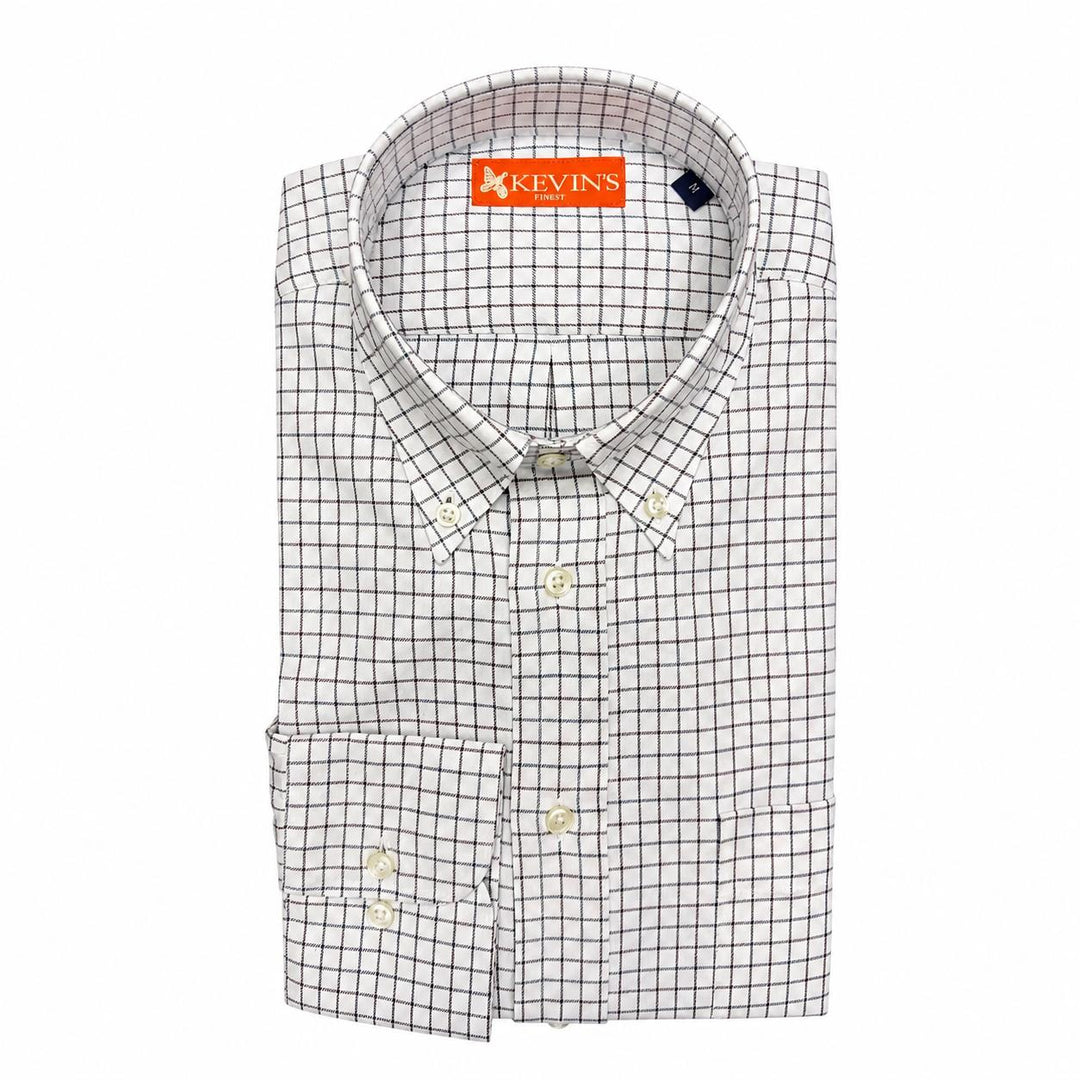 Kevin's Finest Men's The Field Club Tattersall Woven Cotton Shirt-Men's Clothing-Kevin's Fine Outdoor Gear & Apparel