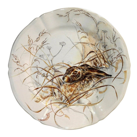 Sologne Game China - Salad/Dessert Plate-Home/Giftware-Hare-Kevin's Fine Outdoor Gear & Apparel