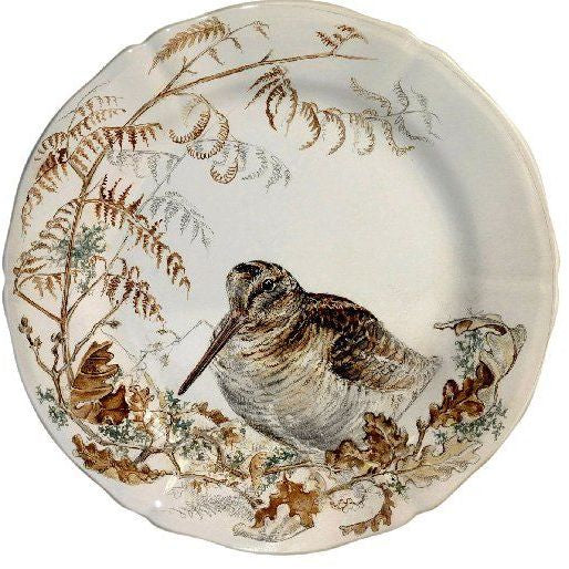 Sologne Game China - Salad/Dessert Plate-Home/Giftware-Woodcock-Kevin's Fine Outdoor Gear & Apparel
