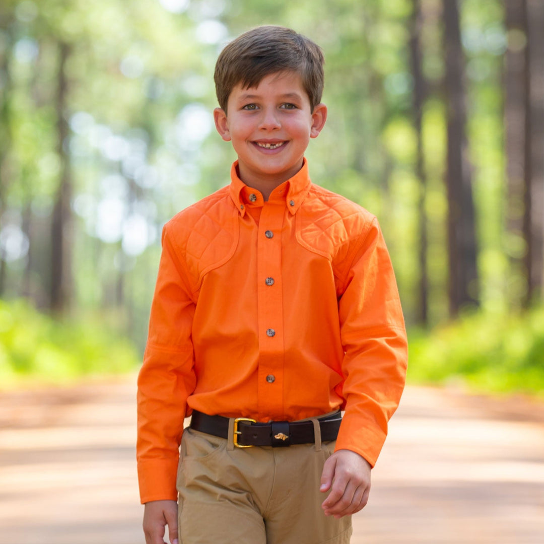 Kevin's Children's 100% Cotton Long Sleeve Shooting Shirt-Children's Clothing-Kevin's Fine Outdoor Gear & Apparel