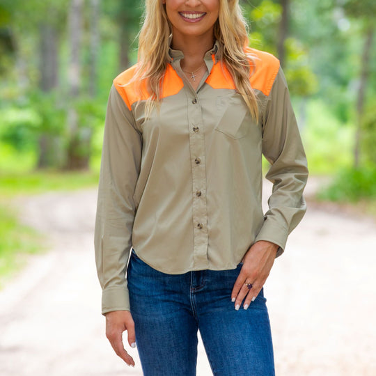 Kevin's Ladies Feather-Weight Long Sleeve Shooting Shirt
