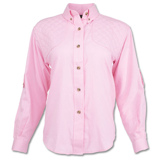 Kevin's Ladies Feather-Weight Long Sleeve Shooting Shirt-Women's Clothing-Pink-XS-Kevin's Fine Outdoor Gear & Apparel