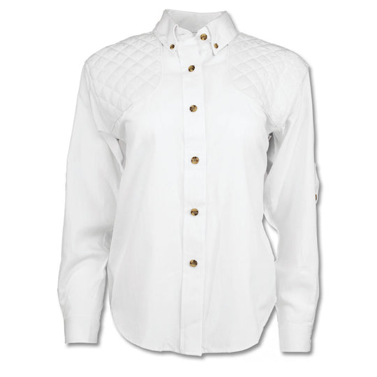 Kevin's Ladies Feather-Weight Long Sleeve Shooting Shirt-Women's Clothing-White-XS-Kevin's Fine Outdoor Gear & Apparel
