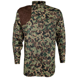 Kevin's Men's Camo Right Chocolate Patch Long Sleeve Shooting Shirt-Men's Clothing-Kevin's Fine Outdoor Gear & Apparel