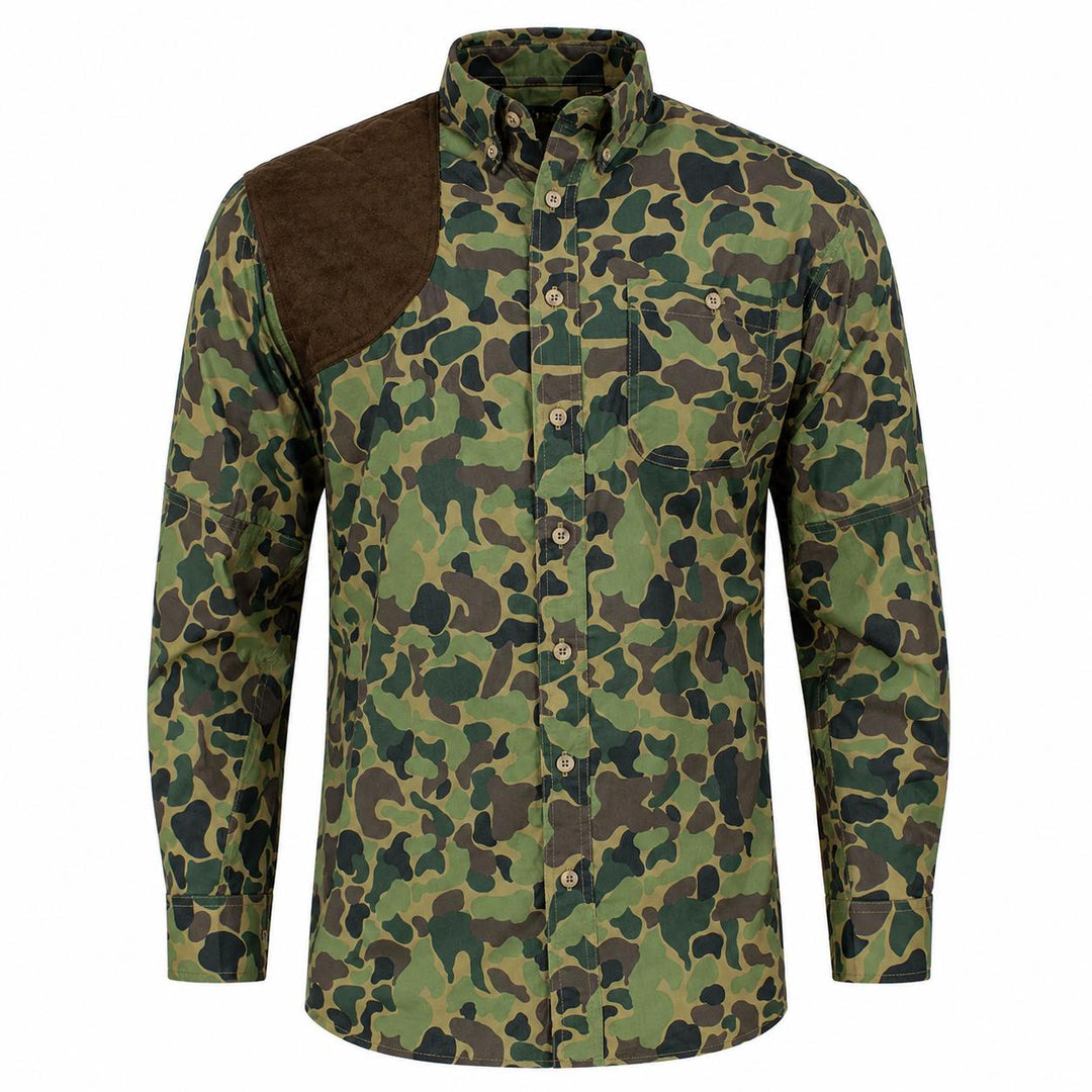 Kevin's Camo Right Chocolate Patch Long Sleeve Shooting Shirt-Men's Clothing-Kevin's Fine Outdoor Gear & Apparel