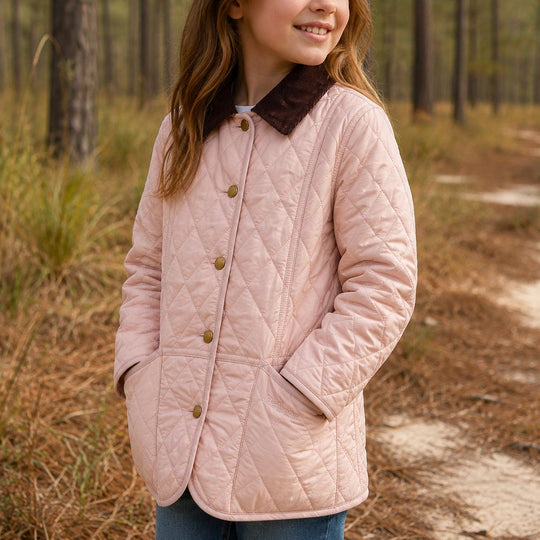 Barbour Girls Liddesdale Quilted Jacket-Children's Clothing-Kevin's Fine Outdoor Gear & Apparel