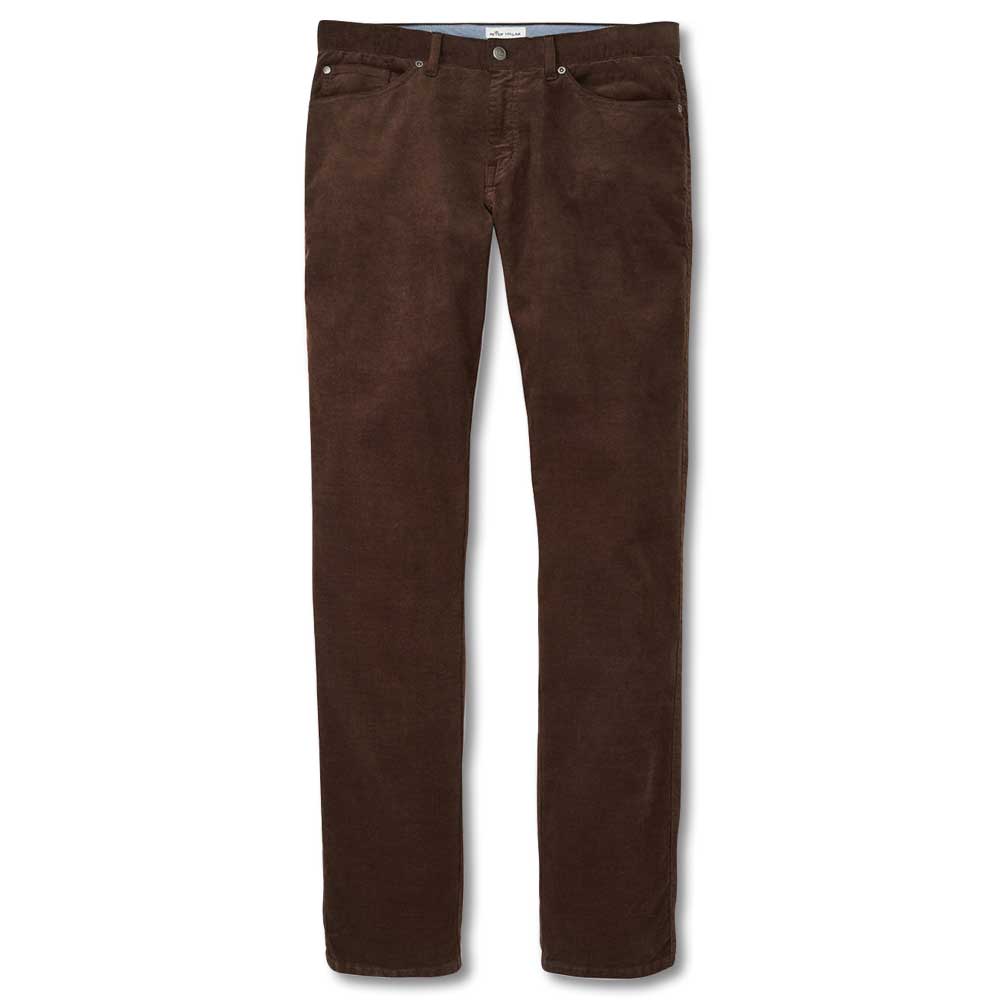 Peter Millar Superior Soft Corduroy Five-Pocket Pant-Men's Clothing-Espresso-32-Kevin's Fine Outdoor Gear & Apparel