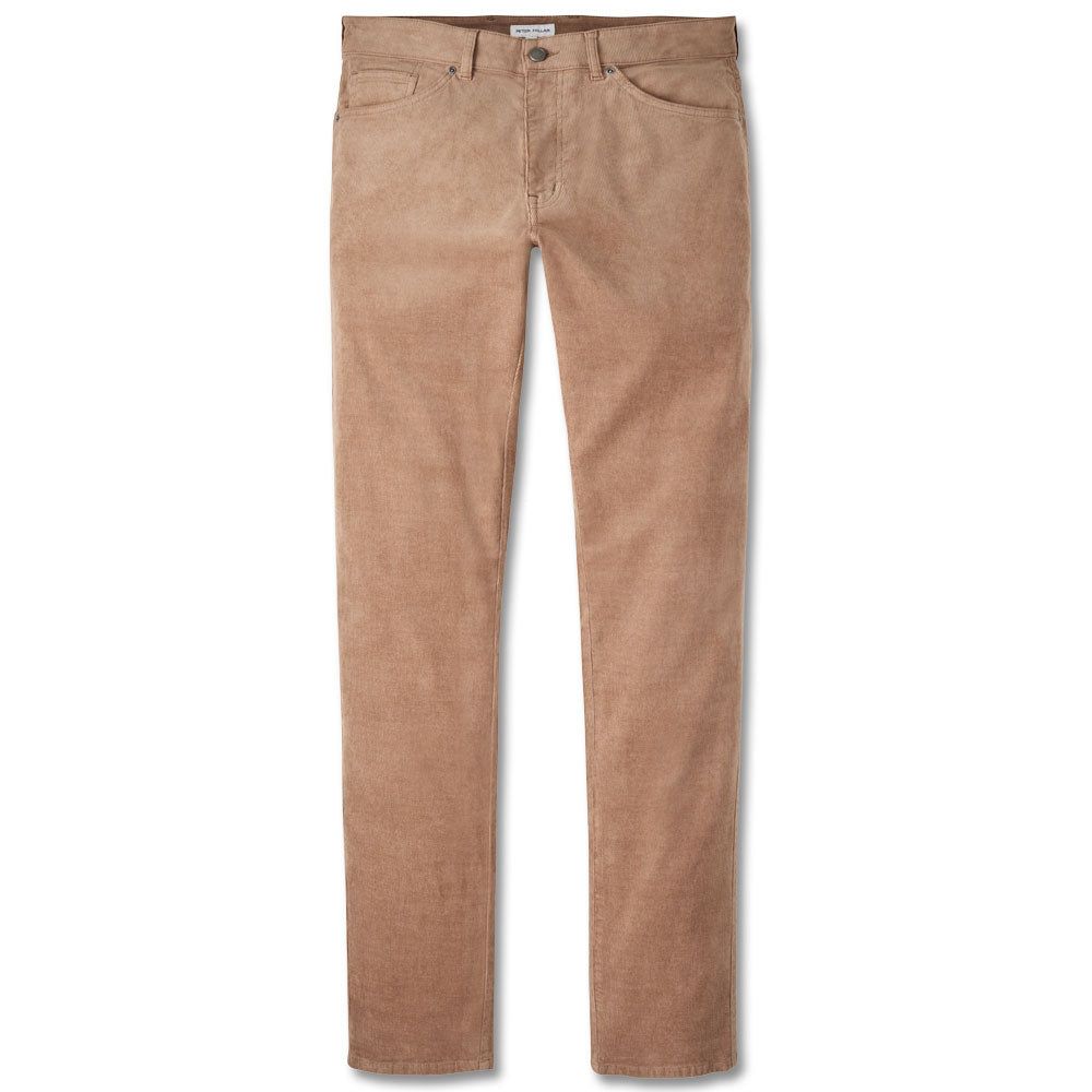 Peter Millar Superior Soft Corduroy Five-Pocket Pant-Men's Clothing-Poplar Brown-32-Kevin's Fine Outdoor Gear & Apparel