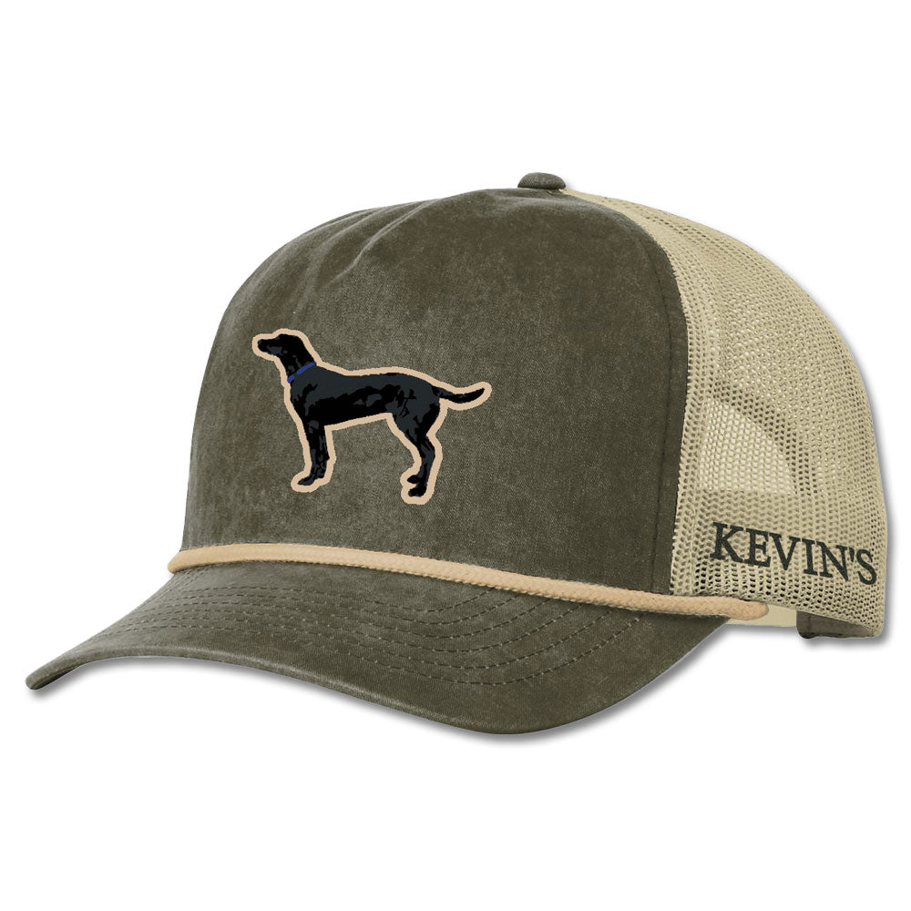 Kevin's Richardson Signature Lab Embroidered Rope Cap-Men's Accessories-Light Loden/Sand/Cream-Kevin's Fine Outdoor Gear & Apparel