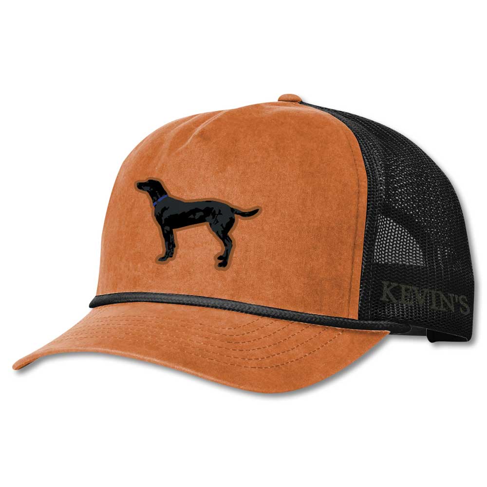 Kevin's Richardson Soft Washed Cotton Rope Bachelor Black Lab Cap ...