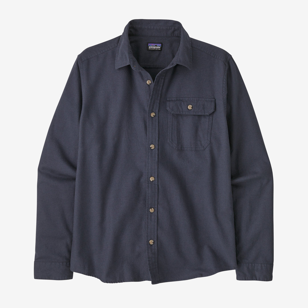 Patagonia Fjord Lightweight Flannel Shirt-Men's Clothing-Smolder Blue-S-Kevin's Fine Outdoor Gear & Apparel