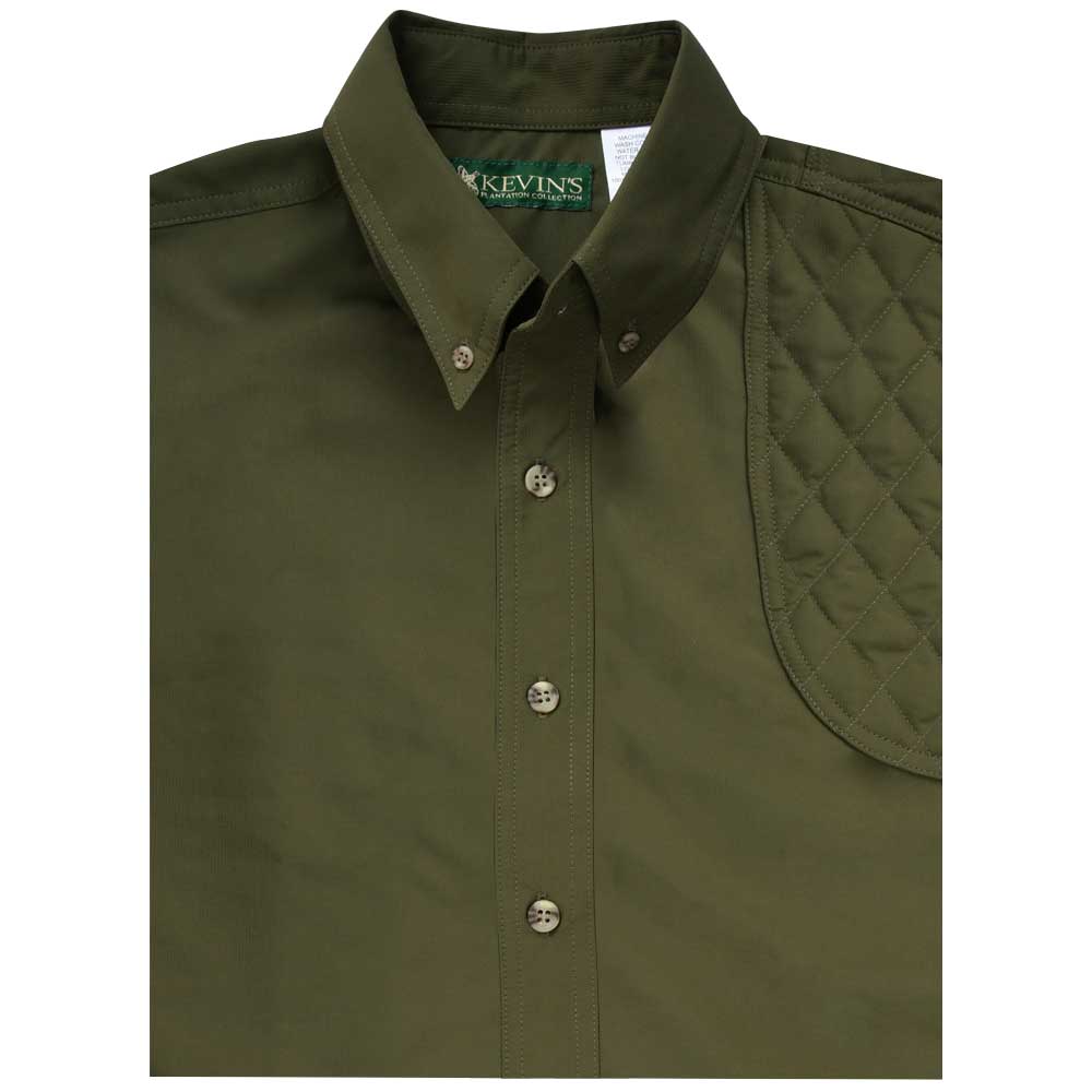 Left Hand Short Sleeve Performance Shooting Shirt-Olive-S-Kevin's Fine Outdoor Gear & Apparel