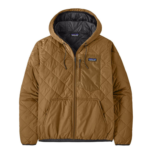 Patagonia Men's Diamond Quilted Bomber Hoody-Men's Clothing-Deer Brown-S-Kevin's Fine Outdoor Gear & Apparel