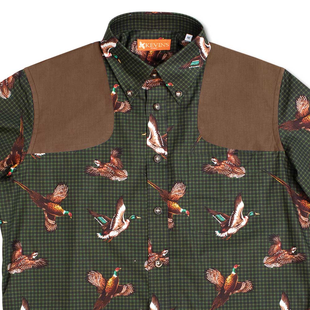 Kevin's Finest Upland Shooting Shirt-Green-M-Kevin's Fine Outdoor Gear & Apparel
