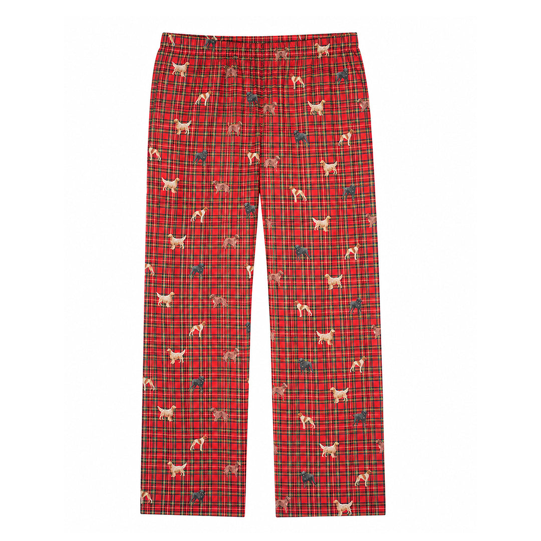 Kevin's Men's Holiday Tartan Hunt Dog Pajama Bottoms-Men's Clothing-Kevin's Fine Outdoor Gear & Apparel