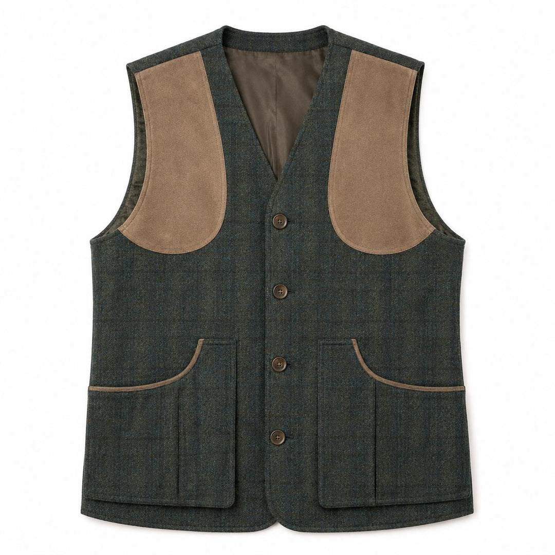 Men's Performance Tweed Hunting Vest-Men's Clothing-Kevin's Fine Outdoor Gear & Apparel