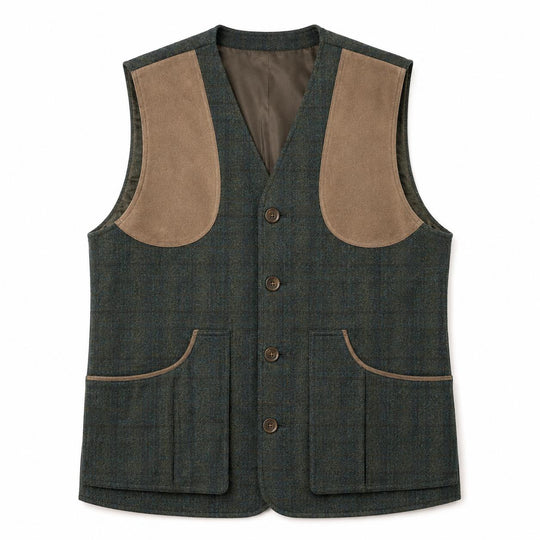 Men's Performance Tweed Hunting Vest-Men's Clothing-Kevin's Fine Outdoor Gear & Apparel