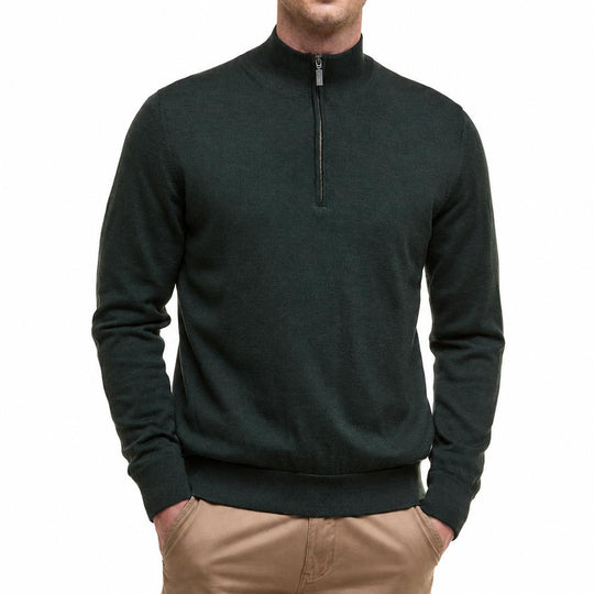 Barbour Gamlin Half Zip Sweater-Men's Clothing-Kevin's Fine Outdoor Gear & Apparel