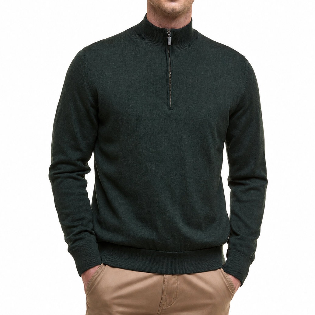 Barbour Gamlin Half Zip Sweater-Men's Clothing-Kevin's Fine Outdoor Gear & Apparel