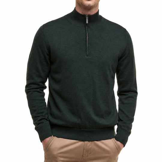 Barbour Gamlin Half Zip Sweater-Men's Clothing-Kevin's Fine Outdoor Gear & Apparel