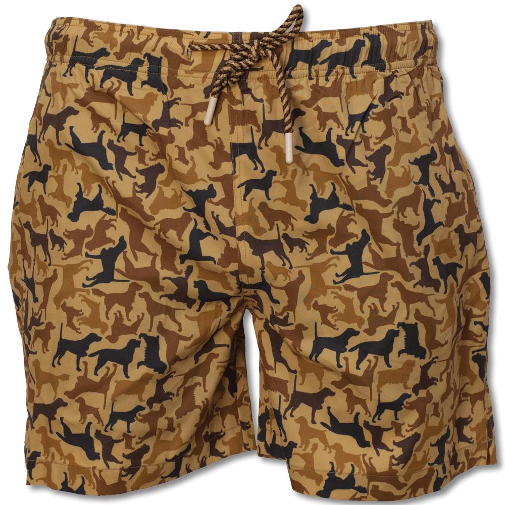 Kevin's Men's Dog Camo Swim Trunks-Men's Clothing-Dog Camo-S-Kevin's Fine Outdoor Gear & Apparel