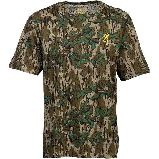 Browning Wasatch Short Sleeve T-Shirt-Men's Clothing-Greenleaf-S-Kevin's Fine Outdoor Gear & Apparel