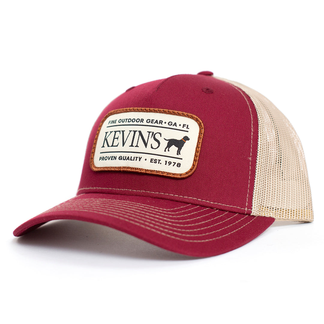 Kevin's Richardson Old Favorite Cap-Men's Accessories-Cardinal/Tan-Kevin's Fine Outdoor Gear & Apparel