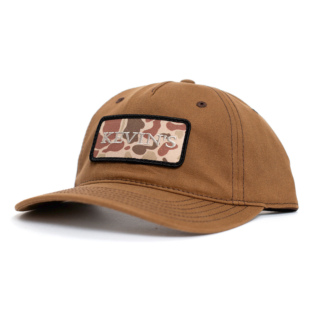 Kevin's Duck Camo Patch Waxed Cotton Cap