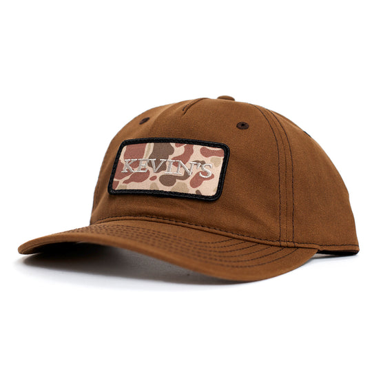 Kevin's Duck Camo Patch Waxed Cotton Cap