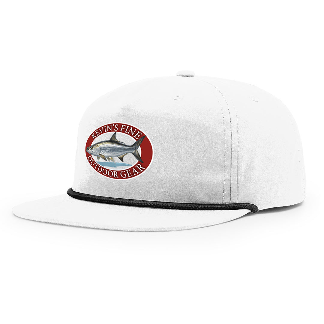 Kevin's Vintage Tarpon Rope Cap-Men's Accessories-White/Black Rope-Kevin's Fine Outdoor Gear & Apparel