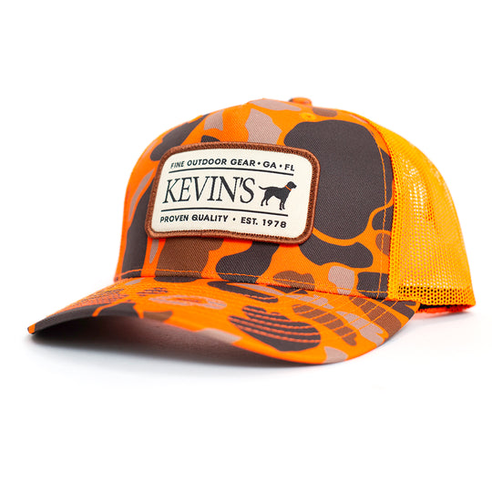 Kevin's Richardson Camo Old Favorite Cap-Men's Accessories-Blaze Duck Camo/Blaze-Kevin's Fine Outdoor Gear & Apparel