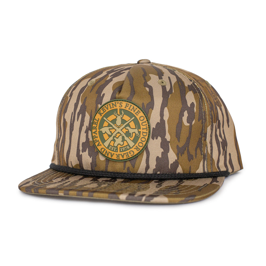 Kevin's Richardson Quad Logo Rope Cap-Men's Accessories-Bottomland w/ Black Rope-Kevin's Fine Outdoor Gear & Apparel