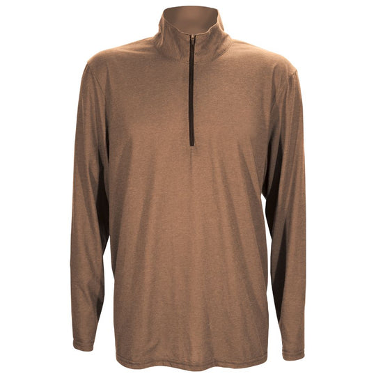 Kevin's Dri-Release Quarter Zip-Men's Clothing-Brown-S-Kevin's Fine Outdoor Gear & Apparel