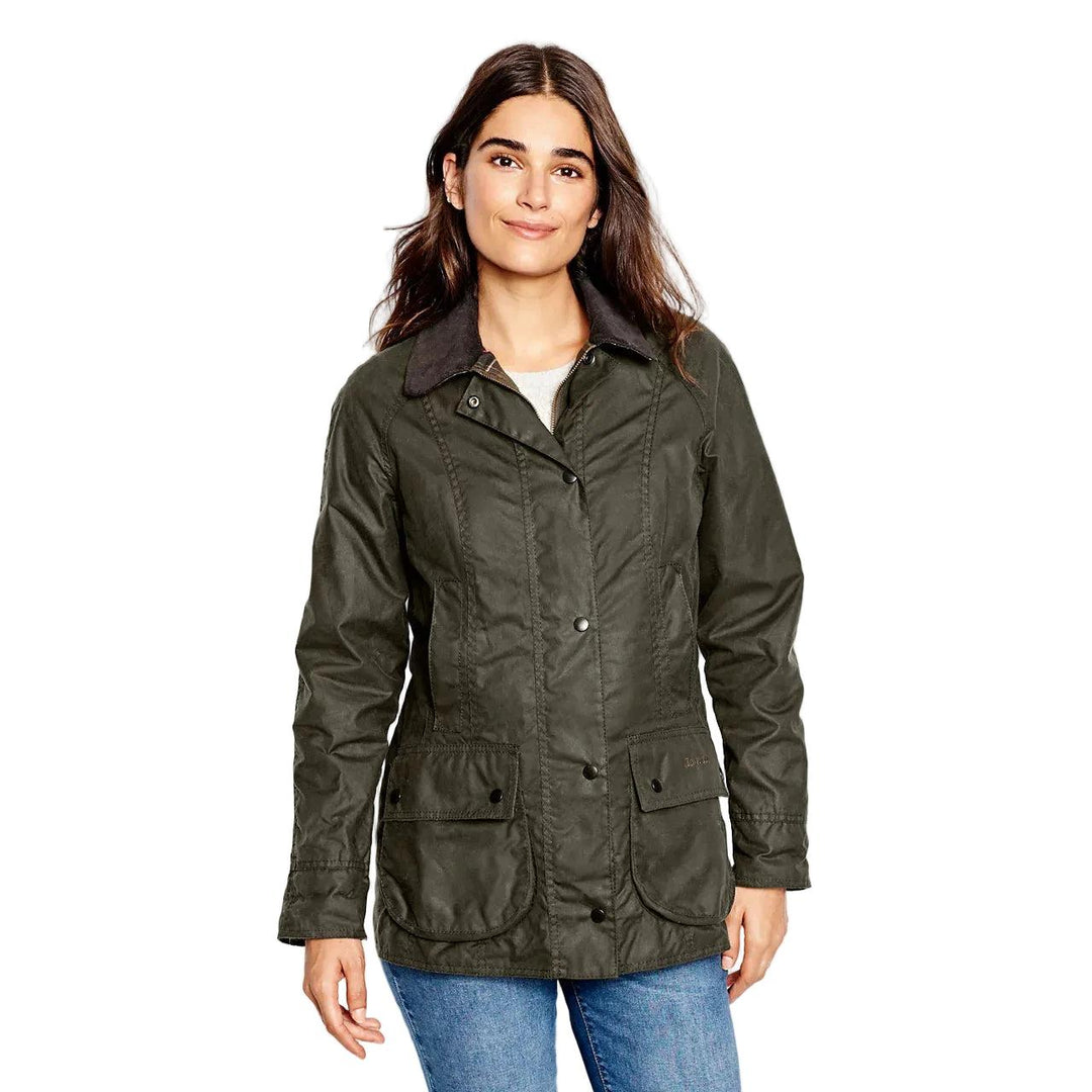 Barbour Ladies Classic Beadnell Waxed Jacket-Women's Clothing-Kevin's Fine Outdoor Gear & Apparel