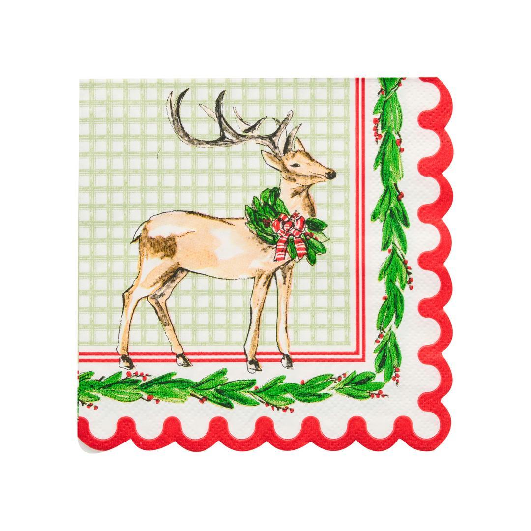 Sophistiplate Holly Berry Cocktail Napkin-Home/Giftware-Kevin's Fine Outdoor Gear & Apparel