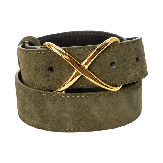 Kevin's Ladies X Leather Belt-Women's Accessories-Kevin's Fine Outdoor Gear & Apparel