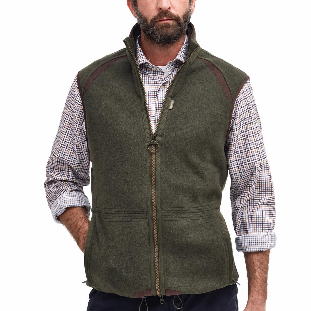 Barbour Langdale Fleece Gilet-Men's Clothing-Kevin's Fine Outdoor Gear & Apparel