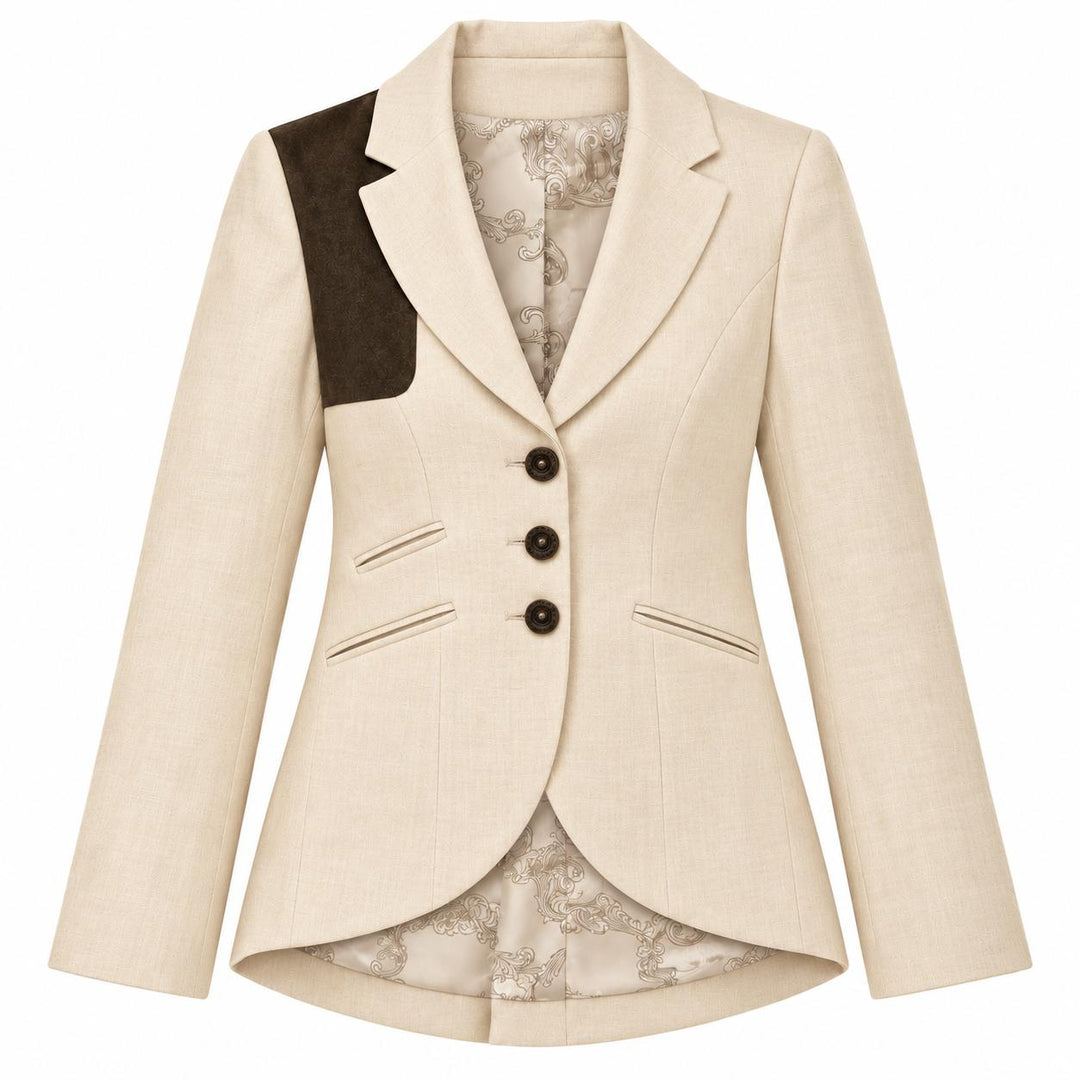 T.ba Tiziano Ladies Linen Jacket-Women's Clothing-Kevin's Fine Outdoor Gear & Apparel